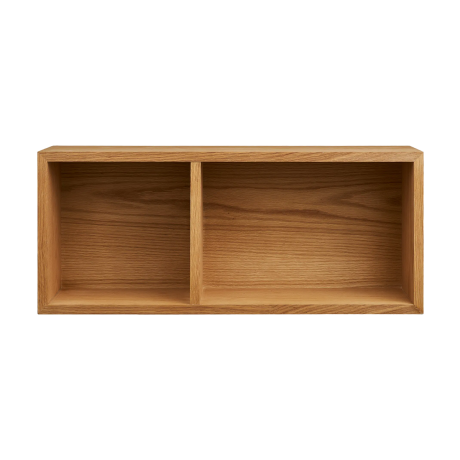 August eikenhouten wandplank naturel - 71 x 30 cm afbeelding2 - 1