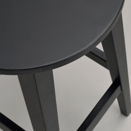 Austin houten barkruk zwart - 65 cm afbeelding2 - 1