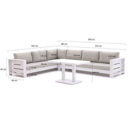 Bellagio Avolo/Ciro dining loungeset 3-delig links - Laagste prijsgarantie! afbeelding2 - 1