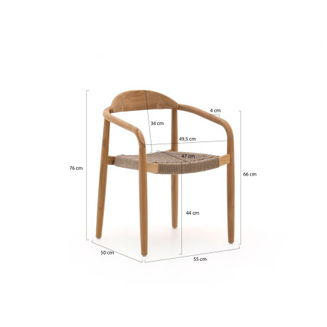 Bellagio Berbaro/Santa Severina ø180cm dining tuinset 7-delig stapelbaar - Laagste prijsgarantie! afbeelding2 - 1