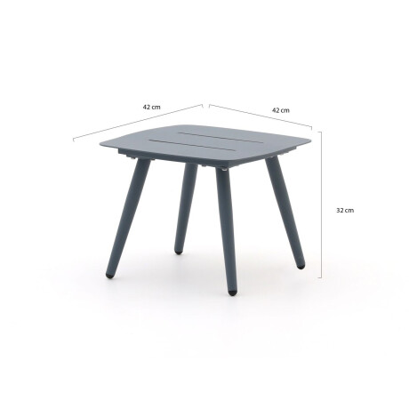 Bellagio Cino lounge tuintafel 42x42x32cm - Laagste prijsgarantie! afbeelding2 - 1