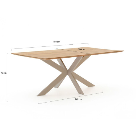Bellagio Furato dining tuintafel 180x106cm - Laagste prijsgarantie! afbeelding2 - 1