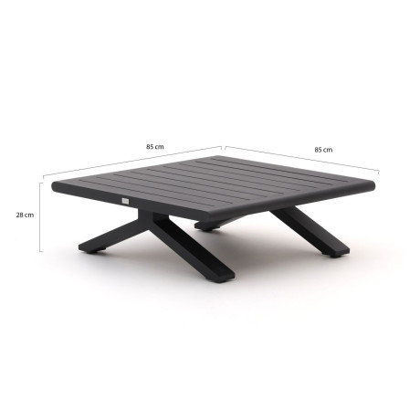 Bellagio La Tomba lounge tuintafel 85x85 cm - Laagste prijsgarantie! afbeelding2 - 1