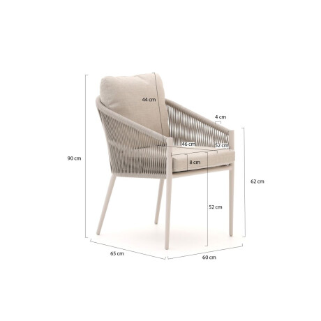 Bellagio Mineo/Induno Deens Ovaal 240cm dining tuinset 7-delig - Laagste prijsgarantie! afbeelding2 - 1