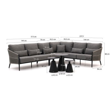Bellagio Mineo/Tusa hoek loungeset 7-delig rechts - Laagste prijsgarantie! afbeelding2 - 1