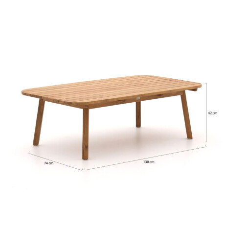 Bellagio Perzano lounge tuintafel 130x74x42cm - Laagste prijsgarantie! afbeelding2 - 1