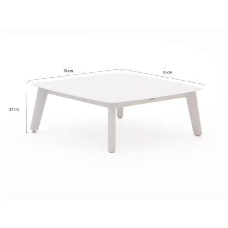 Bellagio Sorico lounge tuintafel 76x76x27cm - Laagste prijsgarantie! afbeelding2 - 1