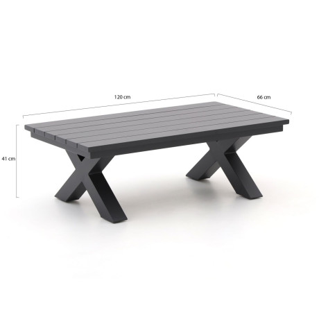 Bellagio Tovi lounge tuintafel 120x66x41cm - Laagste prijsgarantie! afbeelding2 - 1