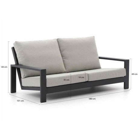 Bellagio Vezzano lounge tuinbank  2,5-zits 180cm - Laagste prijsgarantie! afbeelding2 - 1