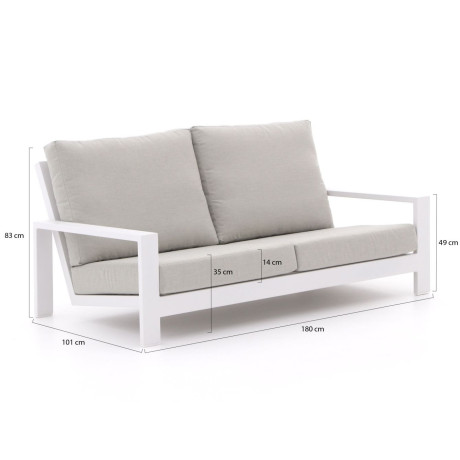 Bellagio Vezzano lounge tuinbank 2,5-zits 180cm - Laagste prijsgarantie! afbeelding2 - 1