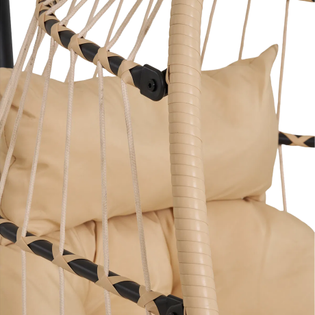 Billie rotan hangstoel naturel - 195 x 107 cm afbeelding2 - 1