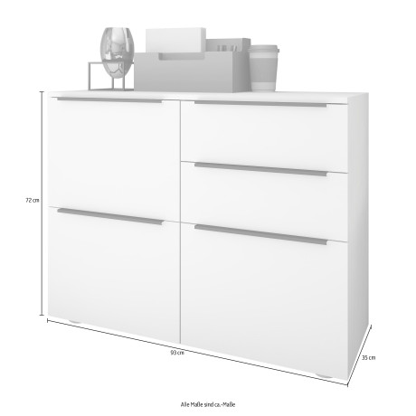 borchardt Möbel Archiefkast Tom Breedte 93 cm, multifunctionele kast afbeelding2 - 1