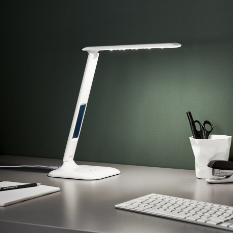 Brilliant Leuchten Led-bureaulamp GLENN 55 cm hoogte, touchdimmer, usb-aansluiting, kunststof/metaal (1 stuk) afbeelding2 - 1