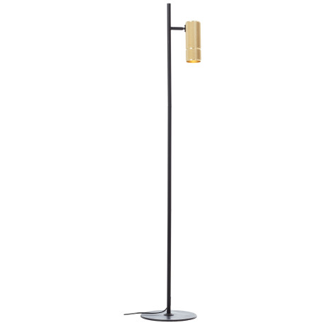 Brilliant Leuchten Staande lamp Marty LED vloerlamp, 130 cm, GU10, 350 lm, 3000 K, aluminium (1 stuk) afbeelding2 - 1