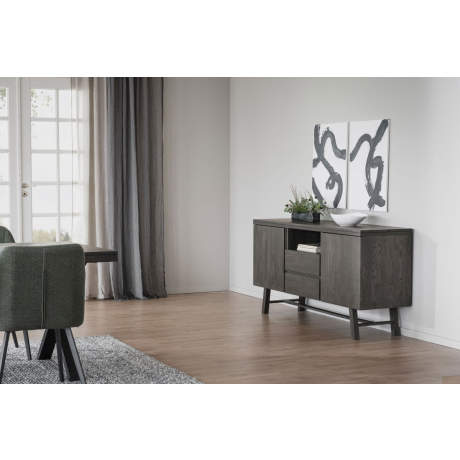 Brooklyn houten dressoir donker eiken - 160 x 80 cm afbeelding2 - 1