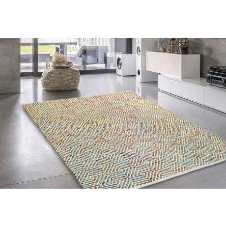 calo-deluxe Vloerkleed Luba 333 puur katoen, woonkamer afbeelding2 - 1