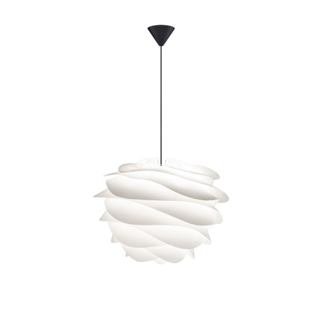 Carmina Medium hanglamp white - met koordset zwart - Ø 48 cm afbeelding2 - 1