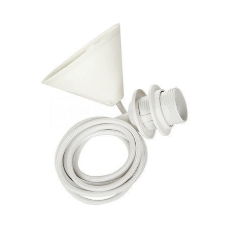 Carmina Mini hanglamp misty grey - met koordset wit - Ø 32 cm afbeelding2 - 1