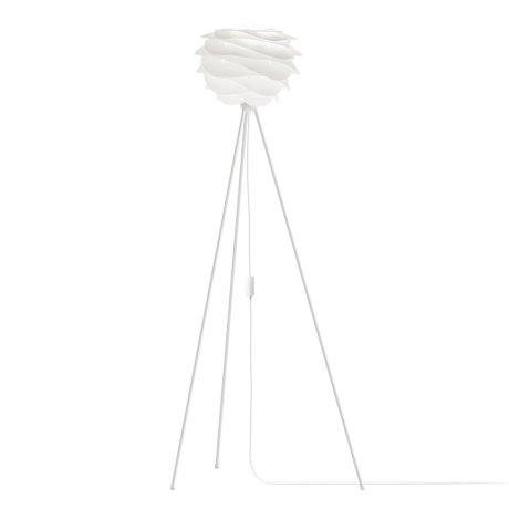 Carmina Mini vloerlamp white - met vloer tripod wit - Ø 32 cm afbeelding2 - 1