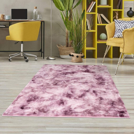 Carpet City Hoogpolig vloerkleed TOLEDO500 bijzonder zacht, 3d-effect, unikleuren afbeelding2 - 1