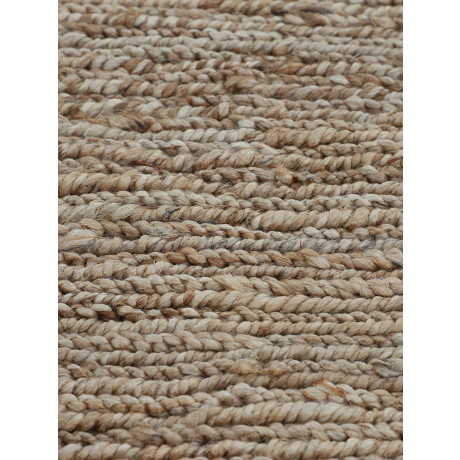 carpetfine Loper Nala jute-vloerkleed keerbaar, van 100% jute, in vele maten en modellen, vierkant, rond afbeelding2 - 1