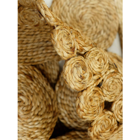 carpetfine Sisalkleed Jutetapijt Finn natuurlijk plantaardig materiaal met de hand geweven, boho stijl afbeelding2 - 1
