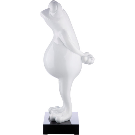 Casablanca by Gilde Dierfiguur Sculptuur Kikker wit (1 stuk) afbeelding2 - 1