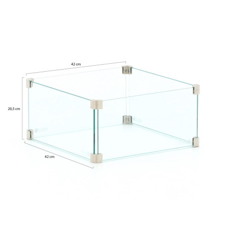 Cosi Square Glass Set Size M - Laagste prijsgarantie! afbeelding2 - 1