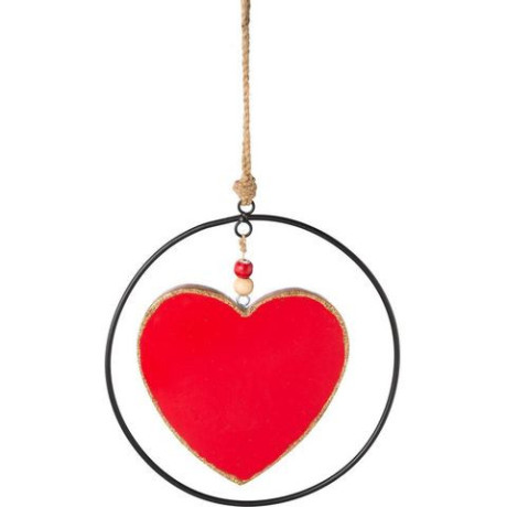 Creativ deco Sierhanger Kerstversiering rood (3 stuks) afbeelding2 - 1