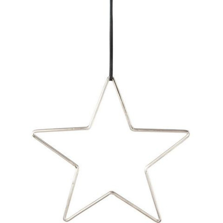 Creativ deco Sierster Kerstster, kerstversiering van aluminium, hangdecoratie, 2-delige set, ø ca. 21 cm (2 stuks) afbeelding2 - 1