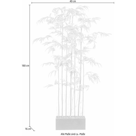 Creativ green Kunstbamboe Bamboe roomdivider (1 stuk) afbeelding2 - 1