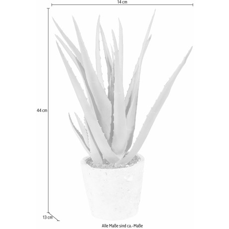 Creativ green Kunstplant Aloe (1 stuk) afbeelding2 - 1