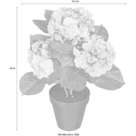 Creativ green Kunstplant Hortensiastruik (1 stuk) afbeelding2 - 1