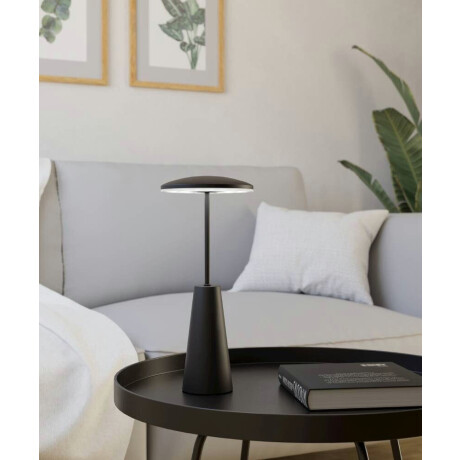 EGLO Tafellamp Piccola dimmbare nachttafellamp, metaal in zwart, lamp voor balkon, ip54 (1 stuk) afbeelding2 - 1