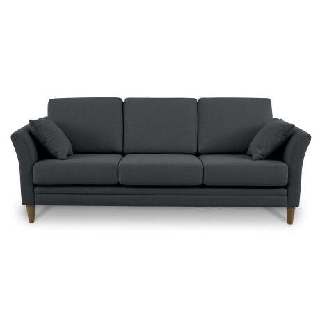 Home affaire 3-zitsbank Arellano, breedte 217 cm klassiek ontwerp, 2 sierkussens inbegrepen, fijn geweven stof afbeelding2 - 1
