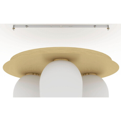 EGLO Plafondlamp MANZANARES Plafondlamp in messing en goud van staal - excl. E27 - 40W (1 stuk) afbeelding2 - 1