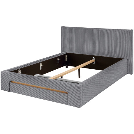 INOSIGN Gestoffeerd bed CiTY/GiRON, bedframe met bedlade, gestoffeerd opbergbed met hondenbed of opberglade, bekleding van corduroy of linnenlook afbeelding2 - 1