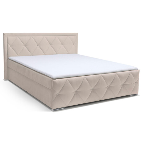 Leonique Boxspring Alfie, bestseller! Inclusief bedlade & topper Optioneel met knoopstiksels of strassstenen, H2, H3 en H4 verkrijgbaar afbeelding2 - 1