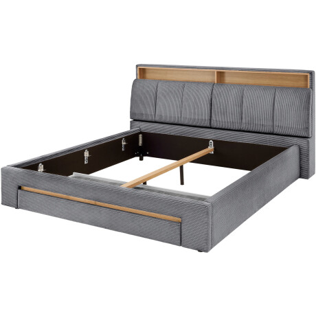 INOSIGN Gestoffeerd bed CiTY/GiRON,, gepolsterd opbergbed, met LED-verlichting Bedkisten met hondenbed of als opbergruimte, opklapbare hoofdeinden afbeelding2 - 1