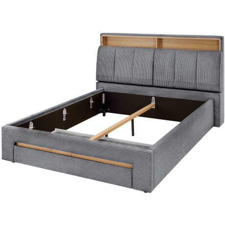INOSIGN Gestoffeerd bed CiTY/GiRON,, gepolsterd opbergbed, met LED-verlichting Bedkisten met hondenbed of als opbergruimte, opklapbare hoofdeinden afbeelding2 - 1