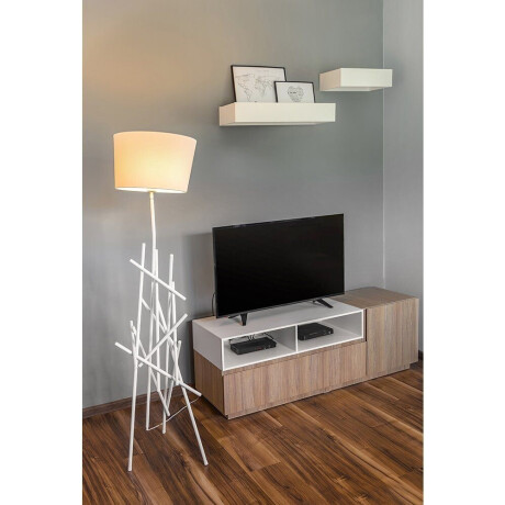 SPOT Light Staande lamp GLENN van metaal, met flexibele stoffen kap, origineel design afbeelding2 - 1