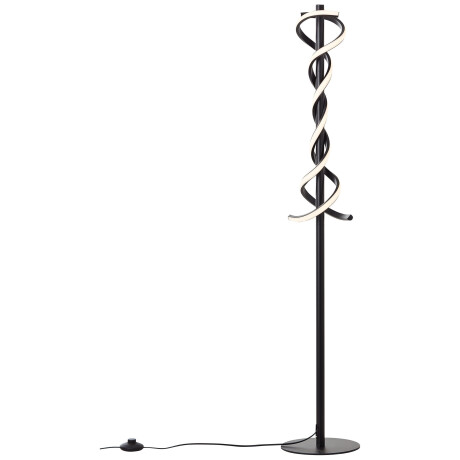 Brilliant Leuchten Staande ledlamp Amalie 2100 lm, hoogte 128 cm, metaal/kunststof, zwart afbeelding2 - 1