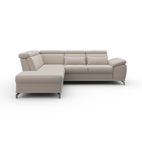 sit&more Hoekbank Cabrio L-vorm, met zitdiepteverstelling, arm- en hoofdsteunverstelling afbeelding2 - 1
