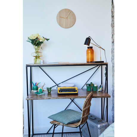 TOM TAILOR HOME Secretaire T-NEST SHELF OFFICE LOW middelhoog, open bureaurek, van mangohout en metaal afbeelding2 - 1