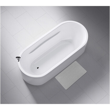 WENKO Badmat waterabsorberend, antislip onderkant, polyester oppervlak (1 stuk) afbeelding2 - 1