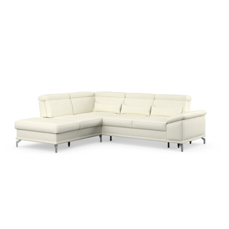 sit&more Hoekbank Cabrio L-vorm, met zitdiepteverstelling, arm- en hoofdsteunverstelling afbeelding2 - 1