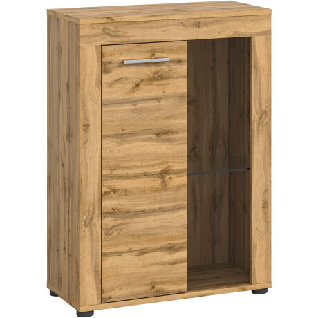 INOSIGN Vitrinekast Aosta, breedte 60 cm, staand of hangend, in verschillende kleuren Deurafdichting verwisselbaar, 1 glazen inlegvloer, hangvitrine, staande vitrine afbeelding2 - 1