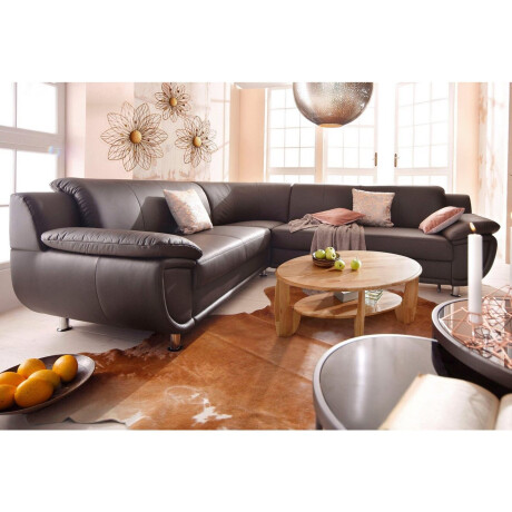 TRENDMANUFAKTUR Hoekbank Rondo optioneel met slaapfunctie, 267x247 cm (BxD), brede armleuningen afbeelding2 - 1
