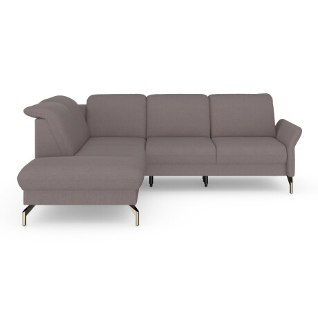 sit&more Hoekbank Fashion L-vorm naar keuze met verstelbare hoofdsteun, uittrekzitting, motorisch, nikkel poten afbeelding2 - 1