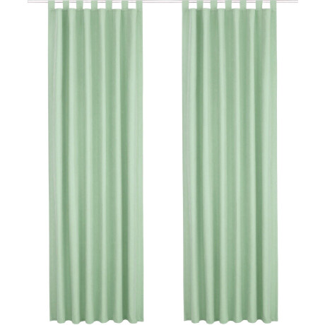 Home affaire Gordijn Parry set van 2, ondoorzichtig, monochroom, basic (2 stuks) afbeelding2 - 1